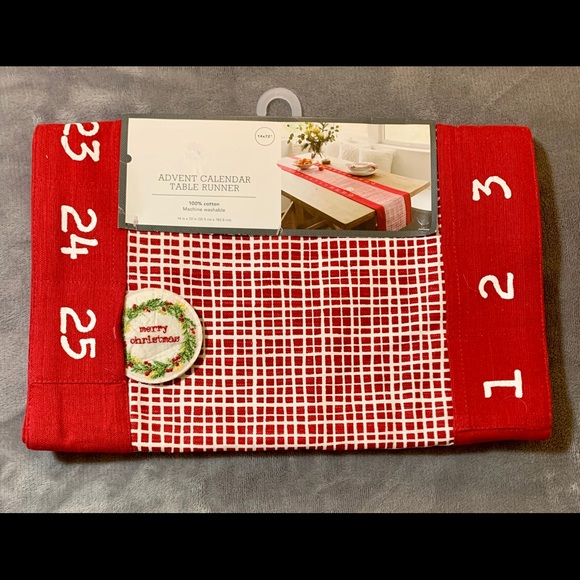 New! Advent Calendar Table Runner - Picture 3 of 3